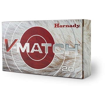 Picture of Hornady V-Match Rifle Ammo 25 Creedmoor 95 gr. ELD-VT 20 rd. 81424 090255814248