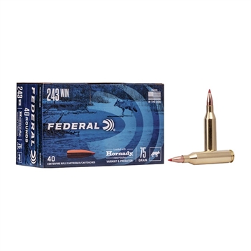 Picture of Federal 243 WINCHESTER 75GR V-MAX 40/BOX V243VM2B