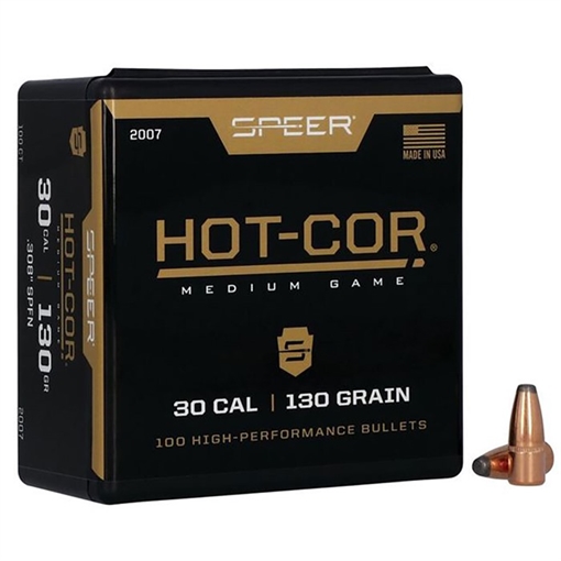Picture of Speer 30 CALIBER (0.308'') 130GR SOFT POINT FLAT NOSE 100/BOX 2007