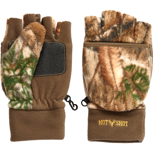 Picture of Hot Shot Hot Shot Bulls-eye Pop-top Mitten Large Realtree Edge B01-0E-255-L