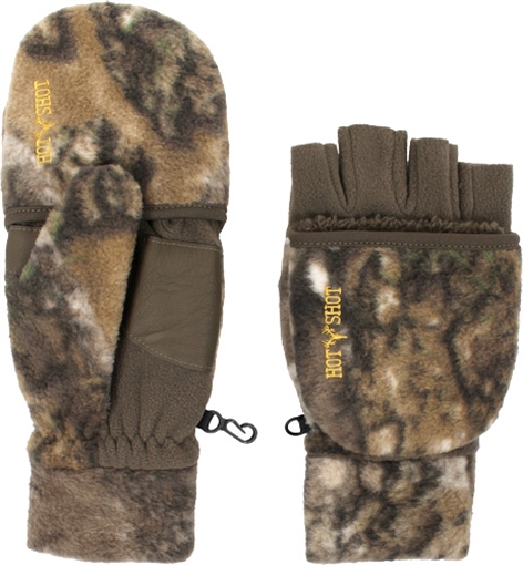 Picture of HOT SHOT HF2 BULLS-EYE POP-TOP MITTEN FLEECE INSUL RT-APX LG B02-0RX-255-L