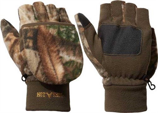 Picture of HOT SHOT HF2 BULLS-EYE POP-TOP MITTEN FLEECE INSUL RT-EDGE XL 25-695C-ED-XL