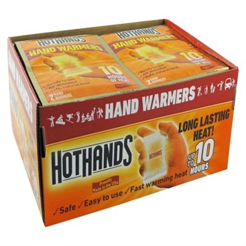 Picture of HOTHANDS HAND WARMER 10 HR HEAT 1 PAIR PER PACK ( 40 PACKS PER BOX ) HH2-BOX