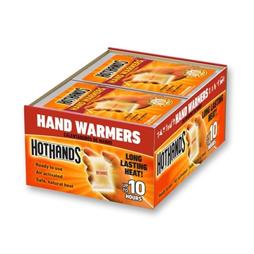 Picture of HOTHANDS HAND WARMER MOBUC 10 HR HEAT 1 PAIR PER PACK ( 40 PACKS PER BOX ) HHCHWPDQ-BOX