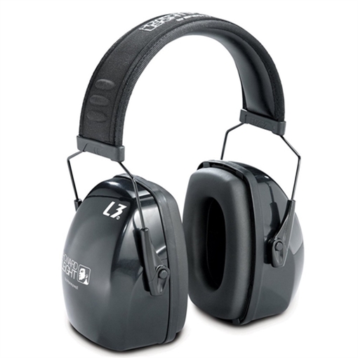 Picture of Howard Leight R03318 Leightning L3 Passive Muff 30 dB Over the Head Black Adult 1 Pair R03318 R-03318