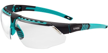 Picture of HOW S2880HS   UVEX AVATAR BLK/TEAL SAFETY GLASSES 883940381589