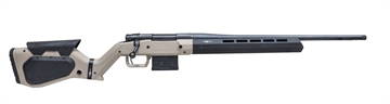 Picture of Howa M1500 Hera 308 Win 5+1 22" Threaded Barrel, Black Rec, Tan & Black Hera H7 Chassis Stock HHERA308TAN