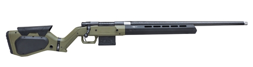 Picture of Howa M1500 Hera 6.5 Creedmoor 5+1 24" Carbon Fiber Threaded Barrel, Black Rec, OD Green & Black Hera H7 Chassis Stock HHERA65CCFODG