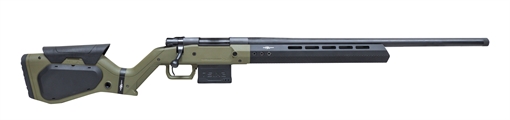Picture of Howa M1500 Hera 6.5 Creedmoor 5+1 24" Heavy Threaded Barrel, Black Rec, OD Green & Black Hera H7 Chassis Stock HHERA65CHBODG