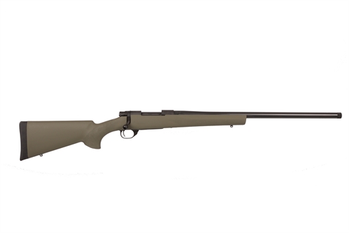 Picture of Howa 1500 Hogue 6.5 Creedmoor 4+1 24" Blued Heavy Barrel, Blued Steel Receiver, Green Hogue OverMolded Synthetic Stock HGR72503