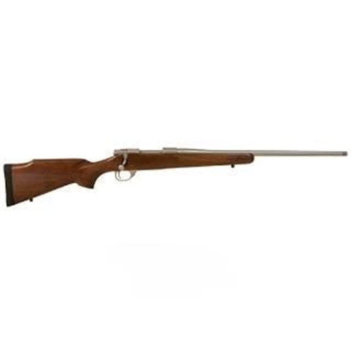 Picture of Howa M1500 Standard Hunter 6.5 Creedmoor 5+1 22" Stainless Steel Threaded Barrel, Stainless Steel Receiver, Fixed Walnut Stock, *Scope Not Included* HWH65CTS