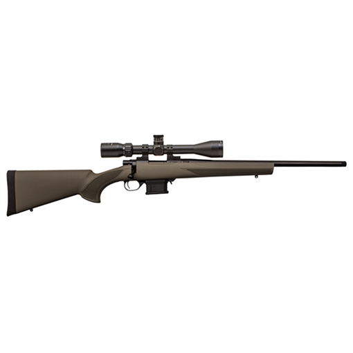 Picture of Howa M1500 Mini Action Compact 6mm ARC 5+1 20" Black Steel Barrel, Black Drilled & Tapped Steel Receiver, OD Green Fixed HTI Synthetic Stock, Nikko Stirling GamePro 4-12x40mm HMA60804GGP