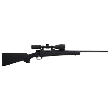 Picture of Howa M1500 Gamepro Gen2 300 PRC 3+1 24" Threaded Barrel, Blued Metal Finish, Black Fixed Hogue Pillar-Bedded Overmolded Stock, Includes GamePro 4-12x40mm Scope HGP23PRCB