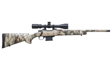 Picture of Howa USA Mini Action, Bolt Action Rifle, 7.62X39, 20" Threaded Barrel, Synthetic Stock, Right Hand, Kryptek Highlander, Includes Gamepro 4-16x40 Scope, 5Rd HMA70770KHC