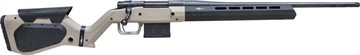 Picture of Howa M1500 Hera 6.5 Creedmoor 5+1 22" Threaded Barrel, Black Rec, Tan & Black Hera H7 Chassis Stock HHERA65CTAN