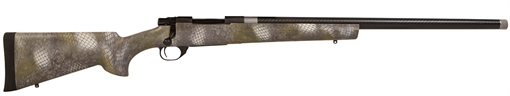 Picture of Howa M1500 Hogue 6.5 Creedmoor 5+1 24" Black Carbon Fiber Steel Barrel, Black Steel Receiver, Kratos Camo Hogue OverMolded Synthetic Stock HGCF65CKTS