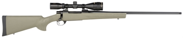Picture of Howa M1500 Gamepro Gen2 300 PRC 3+1 24" Threaded Barrel, Blued Metal Finish, Green Fixed Hogue Pillar-Bedded Overmolded Stock, Includes GamePro 4-12x40mm Scope HGP23PRCG