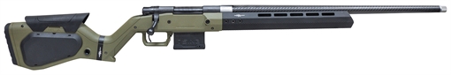 Picture of Howa M1500 Hera 308 Win 5+1 24" Carbon Fiber Threaded Barrel, Black Rec, OD Green & Black Hera H7 Chassis Stock HHERA308CFODG