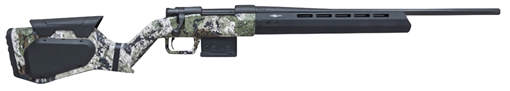 Picture of Howa Hera H7 6.5 Creedmoor 5+1 24" Black Heavy Threaded Barrel, M-LOK, XK7 Kings Camo w/Black Webbing Adjustable Synthetic Stock, Right Hand HHERA65CCFXK7