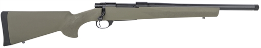 Picture of Howa M1500 HS Precision 6.5 Creedmoor 10+1 16.25" Blued Heavy Barrel, Blued Steel Receiver, Green Hogue OverMolded Synthetic Stock HHGG65C16