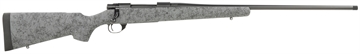 Picture of Howa M1500 HS Precision 300 Win Mag 3+1 24" Blued Threaded Barrel/Rec, Gray with Black Webbed HS Precision Stock HHS43331