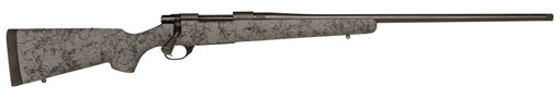 Picture of Howa M1500 HS Precision 6.5 PRC 3+1 24" Threaded Barrel, Black Steel Receiver, Gray w/Black Webbing HS Precision Synthetic Stock HHS45531