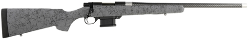 Picture of Howa M1500 Mini Action Full Size 6 ARC 5+1 20" Black Threaded Barrel, Matte Blue Steel Receiver Drilled & Tapped, HS Precision Gray Synthetic Stock HHSCF6ARCGRYBLK
