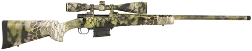 Picture of Howa M1500 308 Win 5+1 24" Heavy Barrel, Full Dip Kryptek Altitude, Synthetic Stock, Nikko Stirling GamePro 4-16x44mm, Bipod Included HKF73102KAC