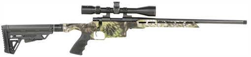 Picture of Howa M1500 Mini Excel Lite 6.5 Grendel 5+1 20" Black Heavy Barrel, Kryptek Altitude Aluminum Receiver, Black Synthetic Adj Luth-AR Stock, Black Polymer Grip, Game Pro 4-12x40mm, Right Hand HMXL65GKAC