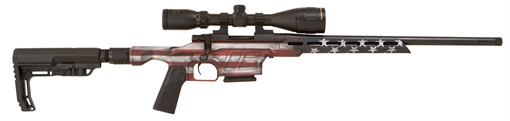 Picture of Howa M1500 Mini Excel Lite 6.5 Grendel 5+1 20" TB American Flag Cerakote Black Folding HTI Excl Lite Chassis Stock HMXL65GUSA