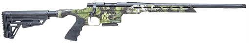 Picture of Howa M1500 Mini Excel Lite 7.62x39mm 20" TB 5+1, Kryptek Altitude HTI Excl Lite Chassis, Black Folding Stock HMXL762KAC