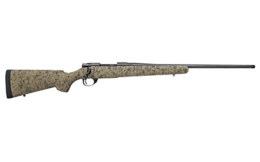 Picture of Howa USA 1500 Long Action, Bolt Action Rifle, 7mm PRC, 24" Barrel, Barrel, Threaded 1/2x28, HS Precision Green with Black Webbing Fiberglass Stock, 3 Position Safety, 4 Rounds, Hinged Floorplate Magazine, Right Hand HHS7PRCGRNBLK