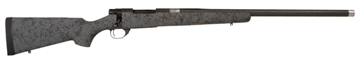 Picture of Howa M1500 HS Precision 6.5 Creedmoor 5+1 24" Black Carbon Fiber Steel Barrel, Black Steel Receiver, Gray w/Black Webbing HS Precision Synthetic Stock HSCF65CGRY
