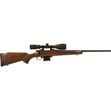 Picture of Howa Howa M1100 Walnut Hunter GamePro Rifle 17 HMR 18 in. Walnut w/ Scope HWH17GP