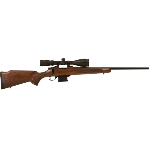 Picture of Howa Howa M1100 Walnut Hunter GamePro Rifle 22 LR 18 in. Walnut w/ Scope HWH22LRGP