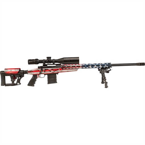 Picture of Howa Howa M1500 APC Carbon Flag Rifle 308 Win. 24 in. US Flag Package HCRACF308USA