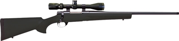Picture of Howa M1500 Gamepro Gen2 6.5 Creedmoor 5+1 22" Threaded Barrel, Blued Metal Finish, Black Fixed Hogue Pillar-Bedded Overmolded Stock, Includes 4-12x40mm Scope HGP265B