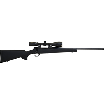 Picture of Howa M1500 Gamepro Gen2 7mm-08 Rem 4+1 22" Barrel, Blued Steel Receiver, Black Hogue OverMolded Synthetic Stock Includes Nikko Stirling GamePro 3.5-10x44mm Scope HGP2708B