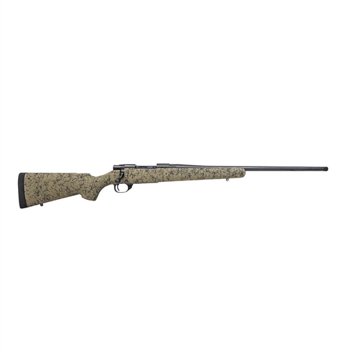 Picture of Howa M1500 HS Precision 300 Win Mag 3+1 24" Blued Threaded Barrel/Rec, Green with Black Webbed HS Precision Stock HHS43333