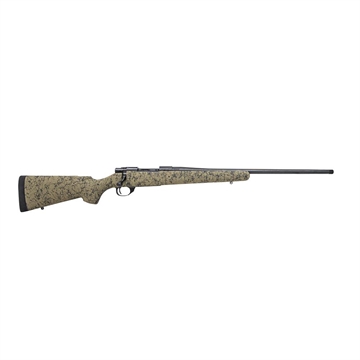 Picture of Howa M1500 HS Precision 300 Win Mag 3+1 24" Blued Threaded Barrel/Rec, Green with Black Webbed HS Precision Stock HHS43333
