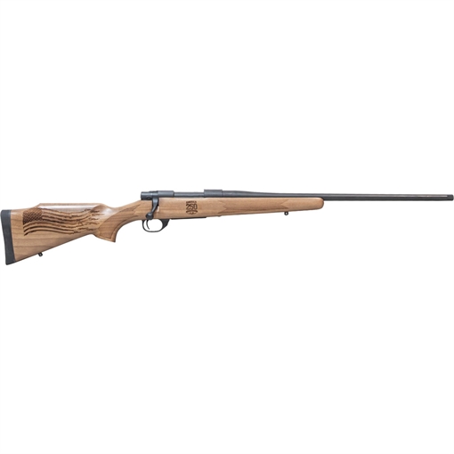 Picture of Howa M1500 Walnut Hunter 250th Rifle 308 Win. 24 in. Walnut w/250 Engraving HWH308HB-FLAG