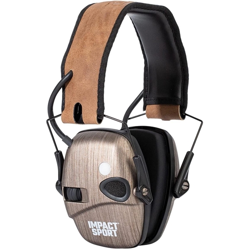 Picture of Howard Leight Impact Sport Bluetooth Earmuff Brushed Bronze Brown Band 21dB R-02543