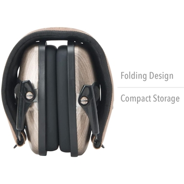 Picture of Howard Leight Impact Sport Bluetooth Earmuff Brushed Bronze Brown Band 21dB R-02543