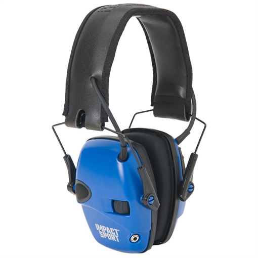 Picture of Howard Leight Impact Sport, Electronic Earmuff, Folding, Real Blue Finish R-02529