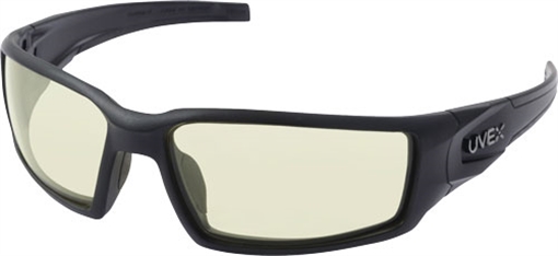 Picture of HOWARD LEIGHT HYPERSHOCK GLASSES BLACK FRAME/AMBER LENS R-02221