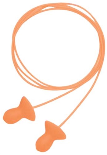 Picture of Howard Leight Corded Ear Plugs Quiet Foam 26 dB Behind The Neck Orange Adult 2 Pair R01522