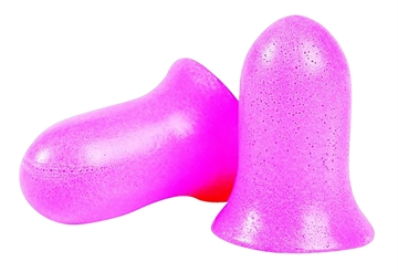 Picture of Howard Leight Super Leight Ear Plugs for Women Pre-Shaped Foam Pink Ear Plugs 30dB 14/pr with Carry Case R-01757 R01757
