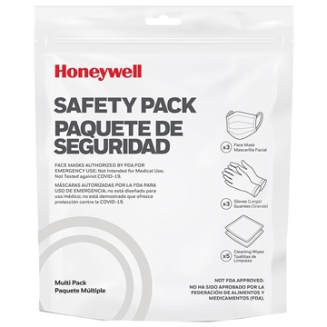 Picture of Howard Leight Safety Multi Pack PPE Kit Face Mask (3) Gloves (3) & Cleansing Wipes (5) RWS-50101