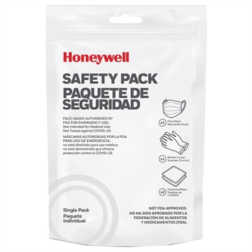 Picture of Howard Leight Safety Single Pack PPE Kit Face Mask Gloves & Cleansing Wipes RWS-50100