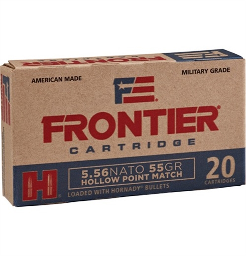 Picture of Hornady 5.56MM NATO 55GR HOLLOW POINT MATCH 150/BOX FR2415
